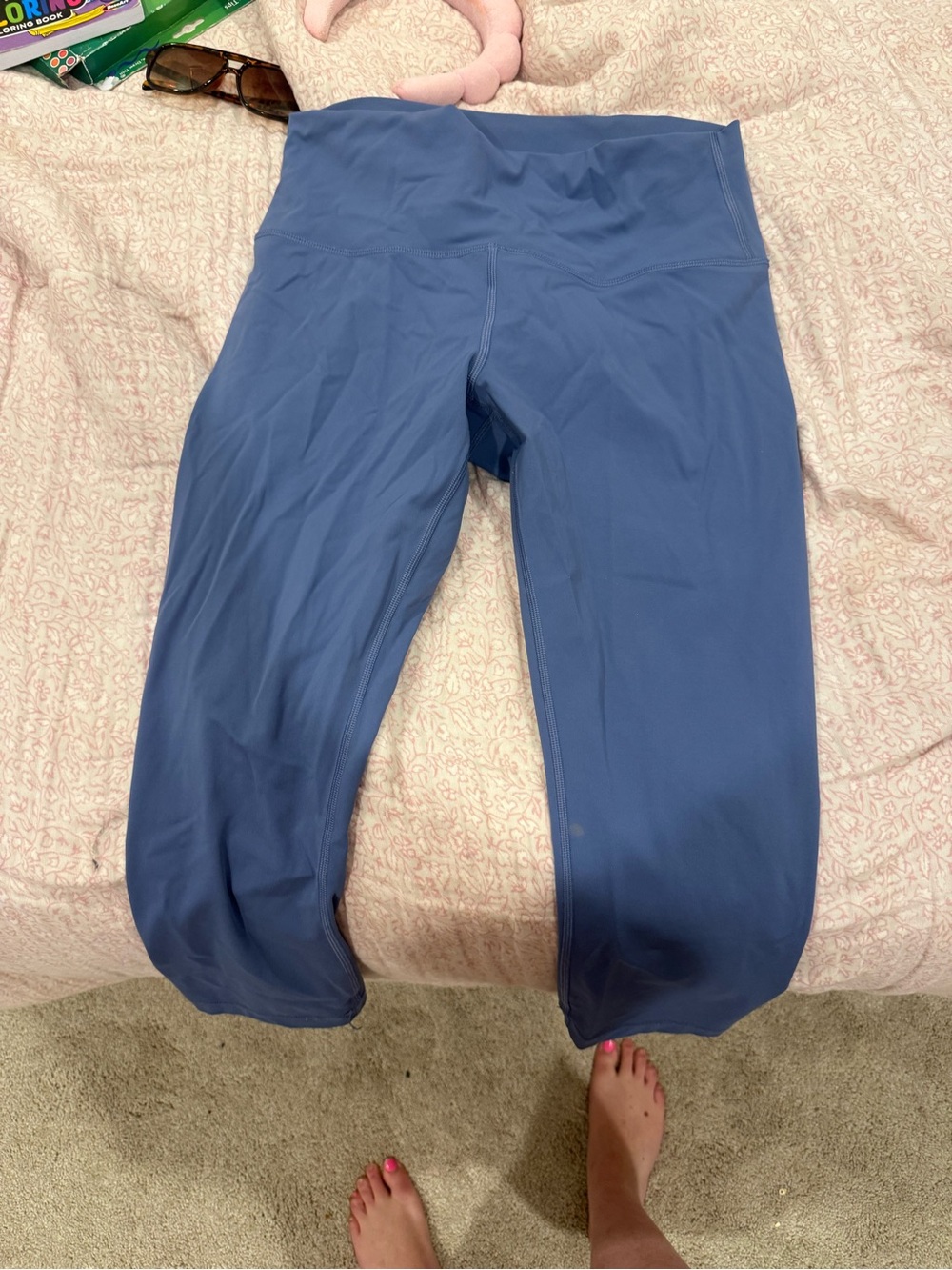 lululemon athletica Blue High-Rise Leggings